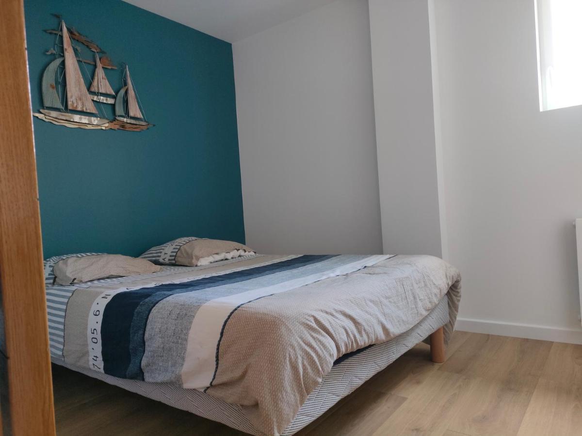 Ref 047 - Bel Appartement Moderne Pour Six Personnes Avec Vue Mer Plage A Pied Kerjouanno 阿尔松 外观 照片